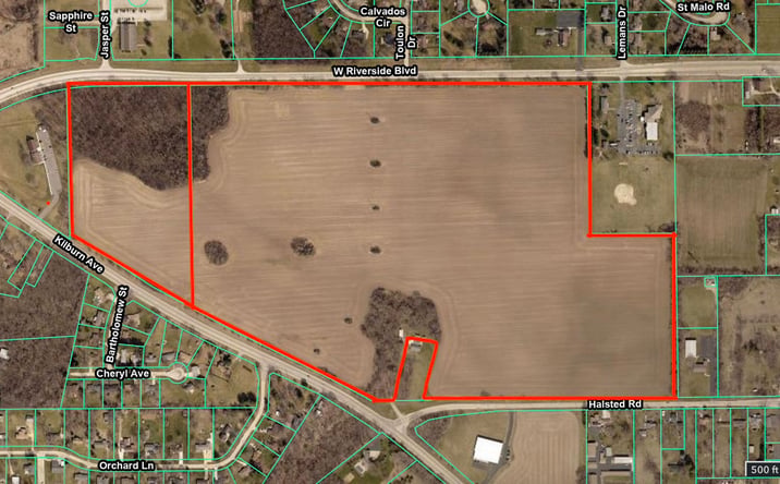 Pictures of Land property located at 4465 Halsted Road, Rockford, IL 61101 for sales - image #1