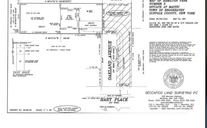 Pictures of Land property located at 45O Oakland Avenue, Brookhaven, NY 11950 for sales - image #1