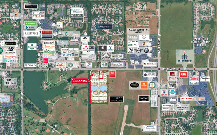 Pictures of Land property located at 13th and Veranda Cir., Wichita, KS 67206 for sales - image #1