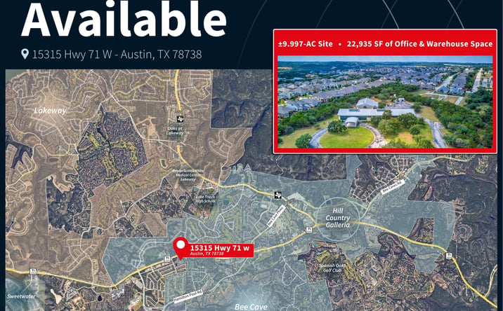 Pictures of Industrial, Land, Office, Retail property located at 15315 State Hwy 71 W, Austin, TX 78738 for sales - image #1