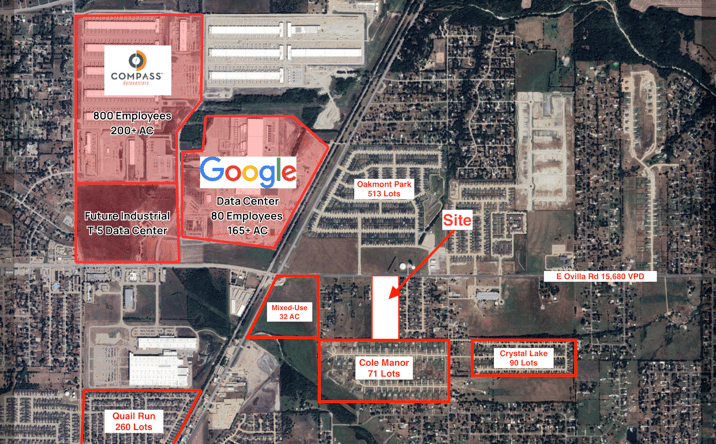 Pictures of Land property located at 633 East Ovilla Road, Red Oak, TX 75154 for sales - image #1