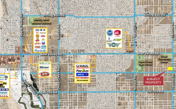 Pictures of Land property located at Central Road, Apple Valley, CA 92308 for sales - image #1