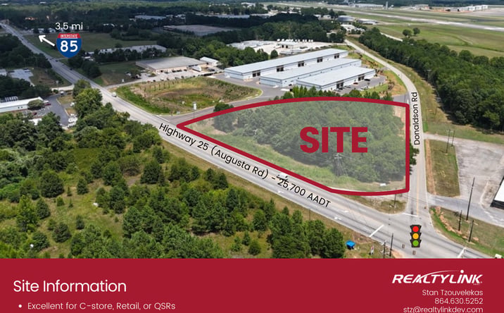 Pictures of Land property located at 1518 Donaldson Rd, Greenville, SC 29605 for sales - image #1
