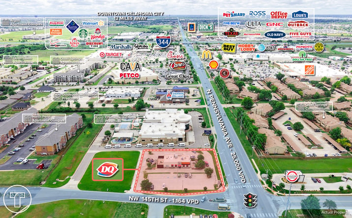 Pictures of Retail property located at 14430 North Pennsylvania, Oklahoma City, OK 73134 for sales - image #1