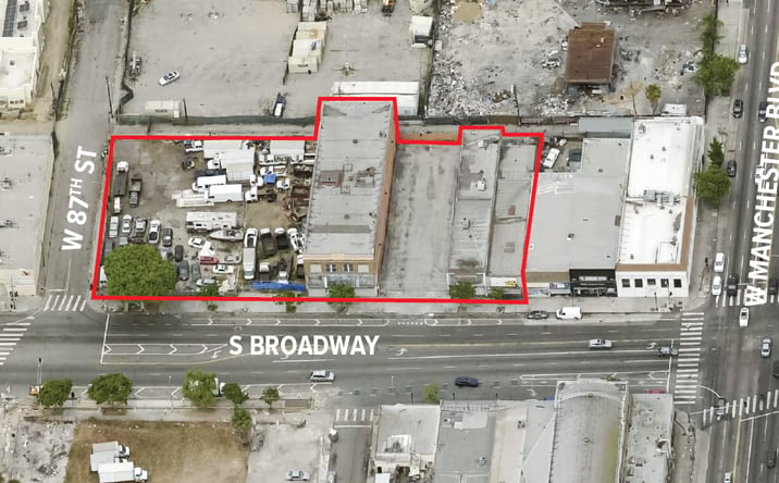 Pictures of Land property located at 8613-8659 S Broadway, Los Angeles, CA 90003 for sales - image #1