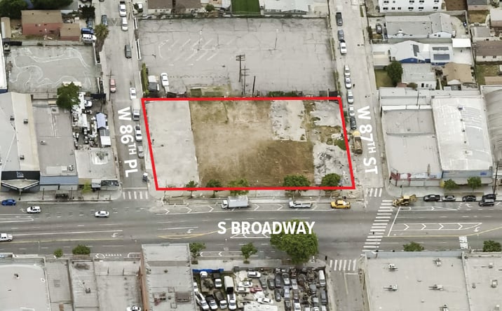 Pictures of Land property located at 8650- 8680 S Broadway, Los Angeles, CA 90003 for sales - image #1