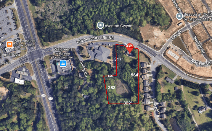 Pictures of Land property located at 1225 Old Peachtree Rd NE, Lawrenceville, GA 30043 for sales - image #1