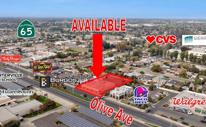 Pictures of Retail property located at 472 W Olive Ave, Porterville, CA 93257 for sales - image #1