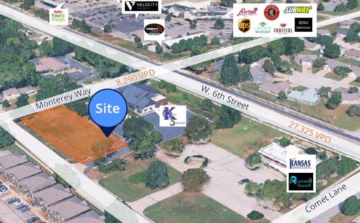 Pictures of Land property located at 620 Monterey Way, Lawrence, KS 66049 for sales - image #1