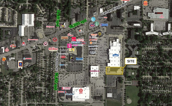 Pictures of Retail, Land property located at 20639 Center Ridge Rd, Rocky River, OH 44116 for sales - image #1