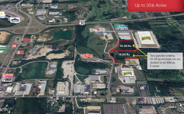 Pictures of Land property located at Millennium Blvd SE, Massillon, OH 44646 for sales - image #1