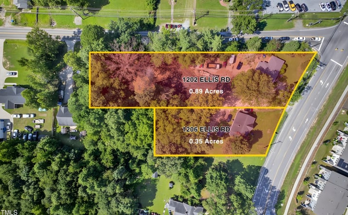 Pictures of Land property located at 1202 & 1206 Ellis Rd, Durham, NC 27703 for sales - image #1