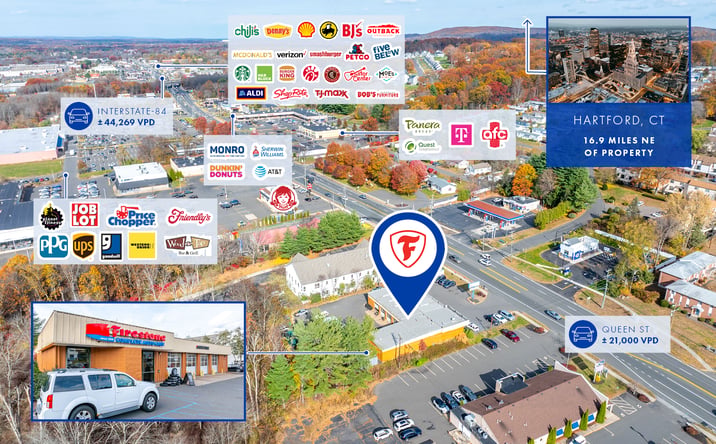 Pictures of Retail property located at 288 Queen St, Southington, CT 06489 for sales - image #1