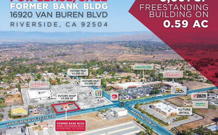 Pictures of Land, Retail property located at 16920 Van Buren Boulevard, Riverside, CA 92504 for sales - image #1