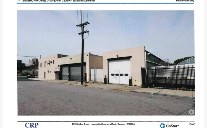 Pictures of Industrial property located at 1161 E Broad St, Elizabeth, NJ 07201 for sales - image #1