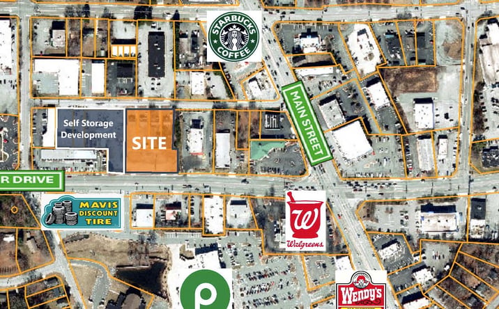 Pictures of Land, Retail property located at 124 Westchester Dr. & 115, 117, 119, 121 Scott Ave, High Point, NC 27262 for sales - image #1