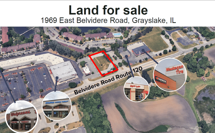 Pictures of Land property located at 1969 East Belvidere Road, Grayslake, IL 60030 for sales - image #1