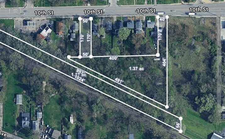 Pictures of Land property located at 3509 W 10th St, Indianapolis, IN 46222 for sales - image #1