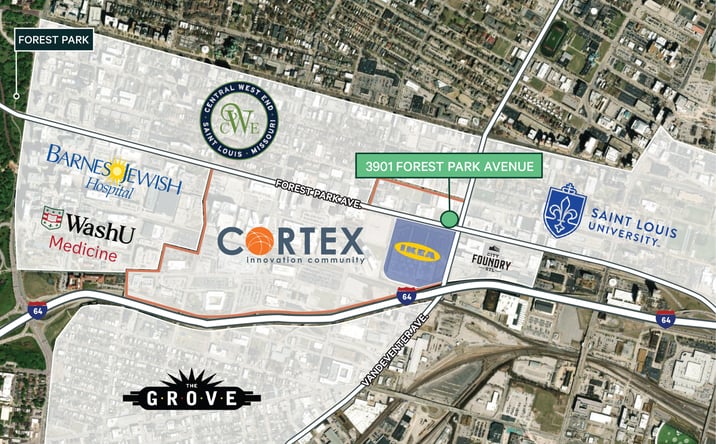 Pictures of Land property located at 3901 Forest Park Ave, St. Louis, MO 63108 for sales - image #1