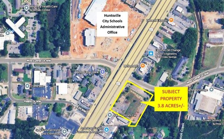 Pictures of Land property located at 2524 N Memorial Pkwy, Huntsville, AL 35810 for sales - image #1