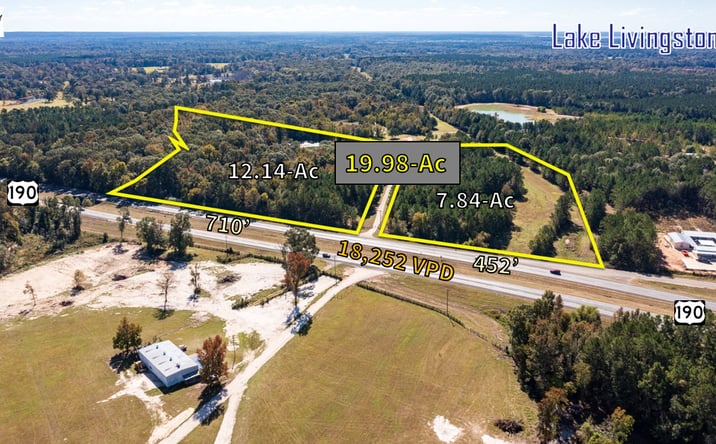 Pictures of Industrial, Land, Multifamily, Office, Retail property located at 5481 US-190, Livingston, TX 77351 for sales - image #1