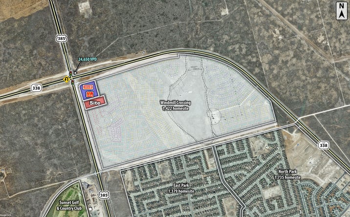 Pictures of Land property located at Highway 385 & N Loop 338, Odessa, TX 79765 for sales - image #1