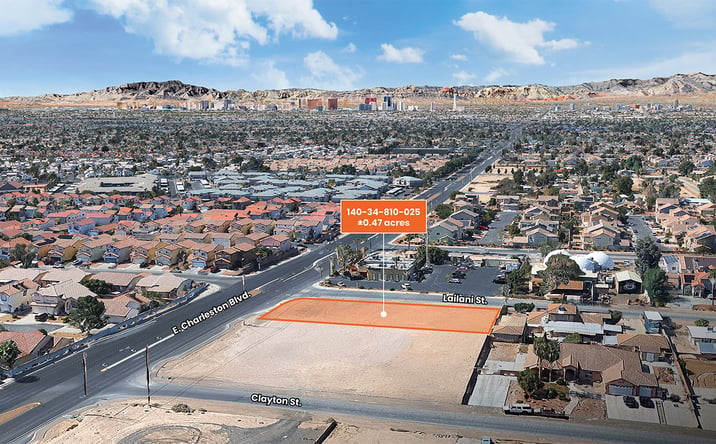 Pictures of Land property located at 6358 E Charleston Blvd, Las Vegas, NV 89142 for sales - image #1