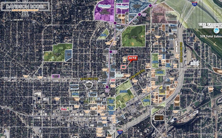 Pictures of Retail, Land property located at 211 E. Neely St., 714, 718, 722, & 728 N. Crawford St, Dallas, TX 75203 for sales - image #1