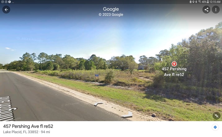 Pictures of Land property located at 457 pershing ave, Lake placid, FL 33852 for sales - image #1