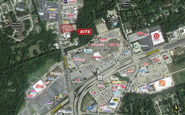 Pictures of Land property located at 1901 S First St, Lufkin, TX 75901 for sales - image #1