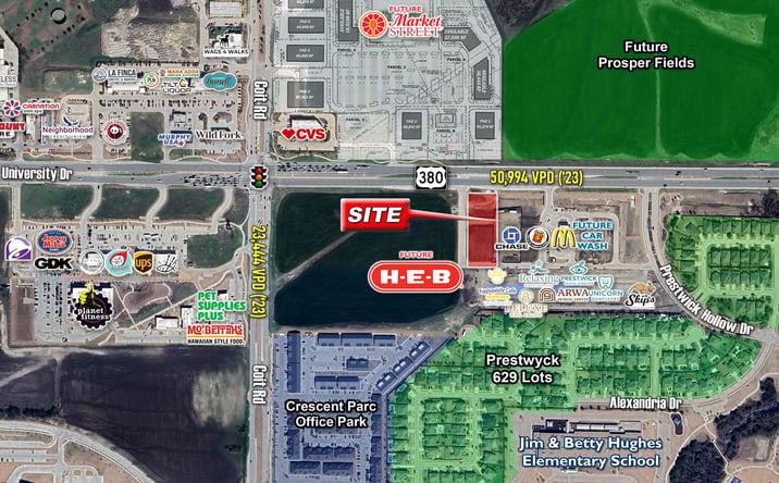 Pictures of Land property located at SEQ of Us-380 & Coit Rd, McKinney, TX 75071 for sales - image #1