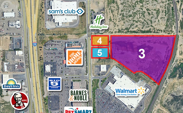 Pictures of Land property located at 1.77 Acre Lot at US Hwy 50 & Dillon Dr, Pueblo, CO 81008 for sales - image #1