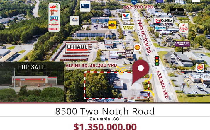 Pictures of Retail property located at 8500 Two Notch Rd, Columbia, SC 29223 for sales - image #1
