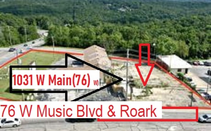 Pictures of Retail, Land, Mixed Use property located at 1031 W Main Branson,Mo 65616, Branson, MO 65616 for sales - image #1