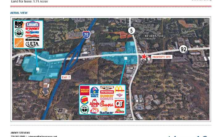 Pictures of Land property located at 10204 GA-92, Woodstock, GA 30188 for sales - image #1