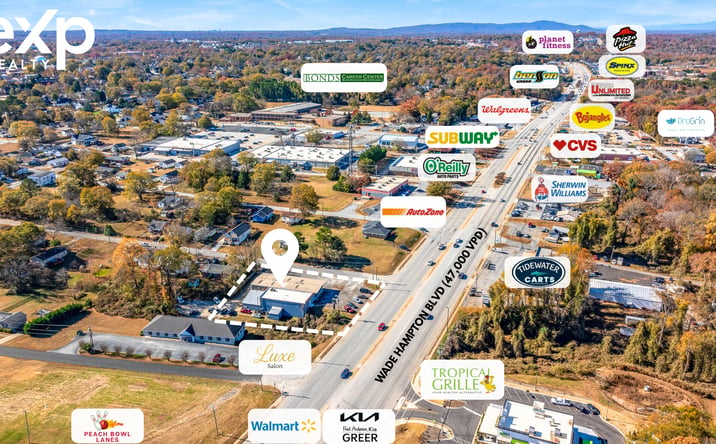 Pictures of Industrial, Mixed Use, Retail, Special Purpose property located at 14629 E Wade Hampton Blvd, Greer, SC 29651 for sales - image #1