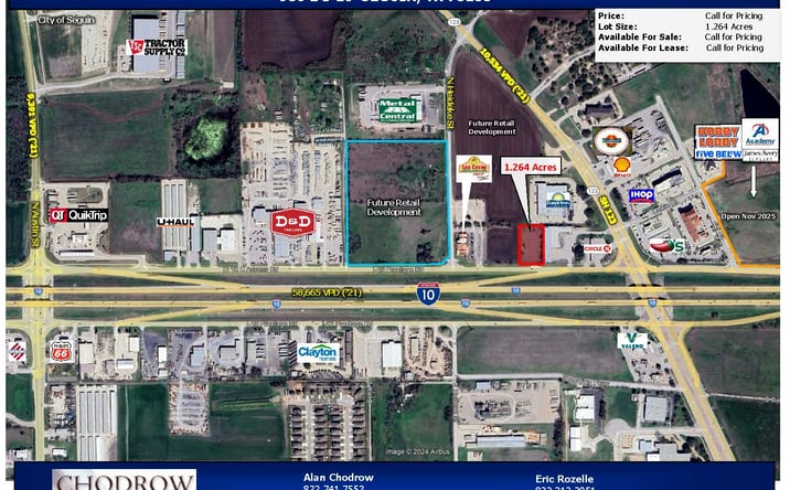 Pictures of Land property located at 980 I-10, Seguin, TX 78155 for sales - image #1
