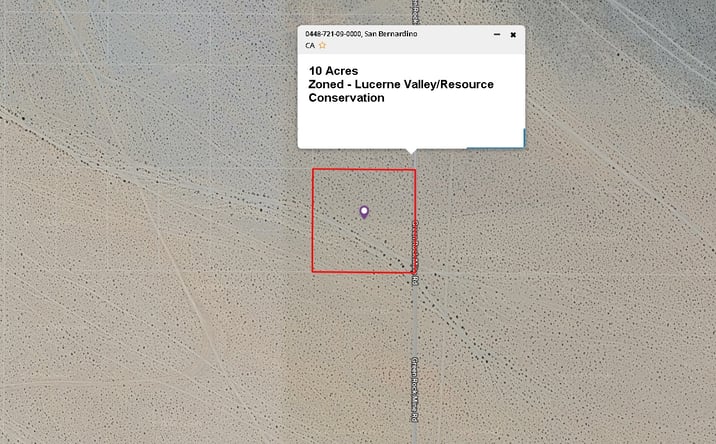 Pictures of Land property located at 09 Green Rock Mine Rd, Lucerne Valley, CA 92356 for sales - image #1