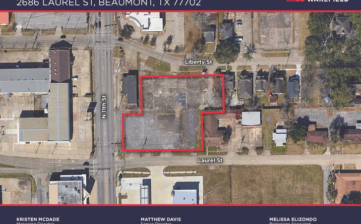 Pictures of Land property located at 2686 Laurel Ave, Beaumont, TX 77702 for sales - image #1
