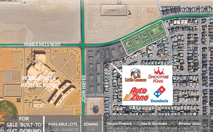 Pictures of Land, Retail property located at 14510 Pebble Hills Blvd, El Paso, TX 79938 for sales - image #1