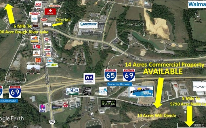 Pictures of Land property located at 603 Commerce Drive, Leitchfield, KY 42754 for sales - image #1