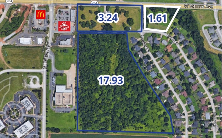 Pictures of Retail, Office, Mixed Use, Land property located at 319 W Monroe Avenue, Lowell, AR 72745 for sales - image #1