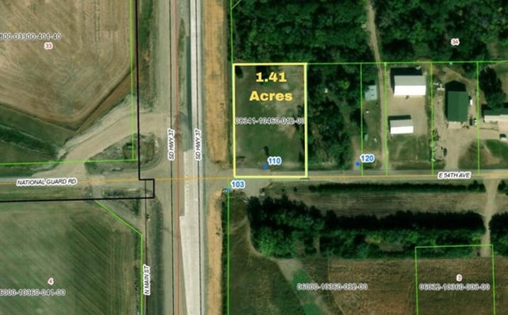 Pictures of Land property located at 110 E 54th Ave, Mitchell, SD 57301 for sales - image #1