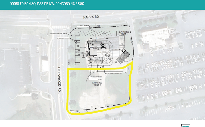 Pictures of Land, Retail property located at 10060 Edison Square Dr NW, Concord, NC 28027 for sales - image #1
