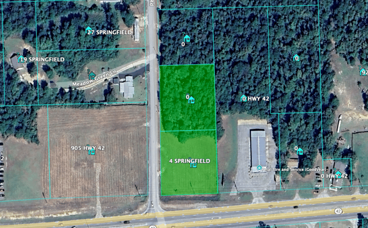 Pictures of Land property located at 4 Springfield Rd, Petal, MS 39465 for sales - image #1