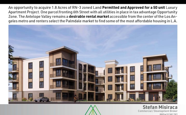 Pictures of Land, Multifamily property located at 38313 6th St E, Palmdale, CA 93550 for sales - image #1
