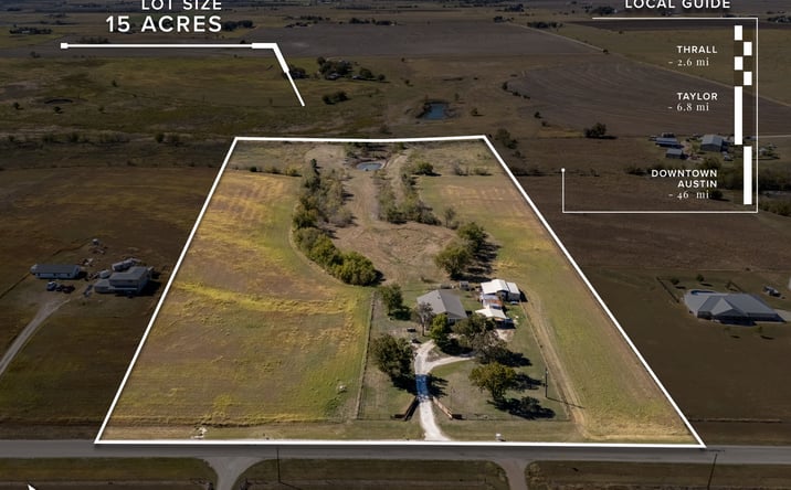 Pictures of Land property located at 1150 Co Rd 432, Taylor, TX 76574 for sales - image #1