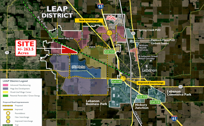 Pictures of Land property located at 3899 West 200 North, Lebanon, IN, USA, Lebanon, IN 46052 for sales - image #1