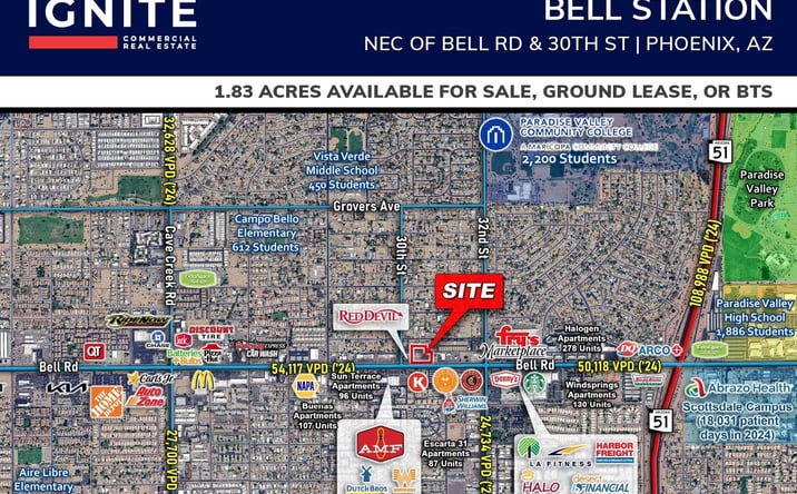 Pictures of Retail property located at NEC Bell Rd. & 30th St., Phoenix, AZ 85032 for sales - image #1