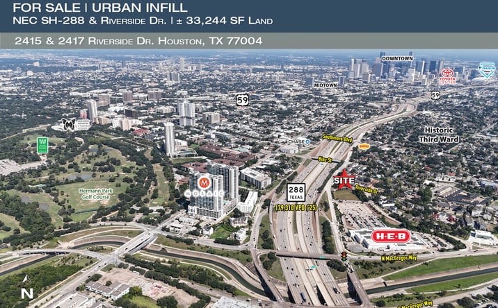 Pictures of Land property located at 2415 Riverside Dr, Houston, TX 77004 for sales - image #1